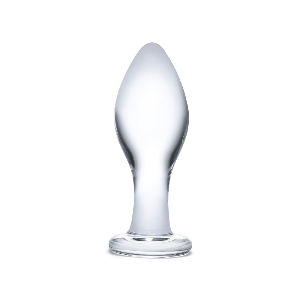 4" Classic Glass Butt Plug - Image 2