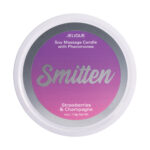 Massage Candle With Pheromones Smitten Strawberry & Champagne 4 oz. - Image 3