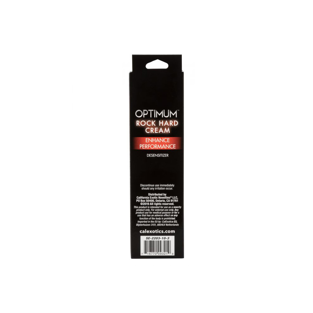 Optimum Rock Hard Cream Desensitizer 4 Oz. Boxed - Image 2
