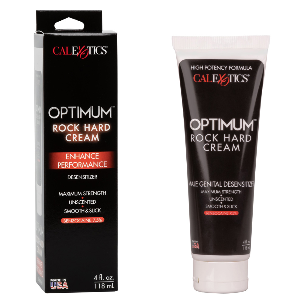 Optimum Rock Hard Cream Desensitizer 4 Oz. Boxed