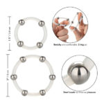 Steel Beaded Silicone Ring Set - Image 3