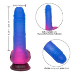 Naughty Bits Ombre Hombre Vibrating Dildo - Image 3
