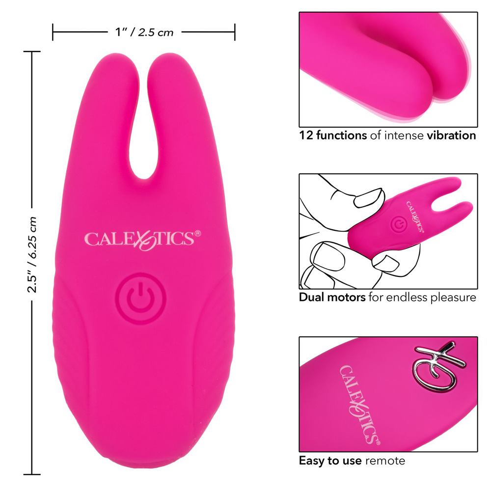 Silicone Remote Nipple Clamps Pink - Image 3