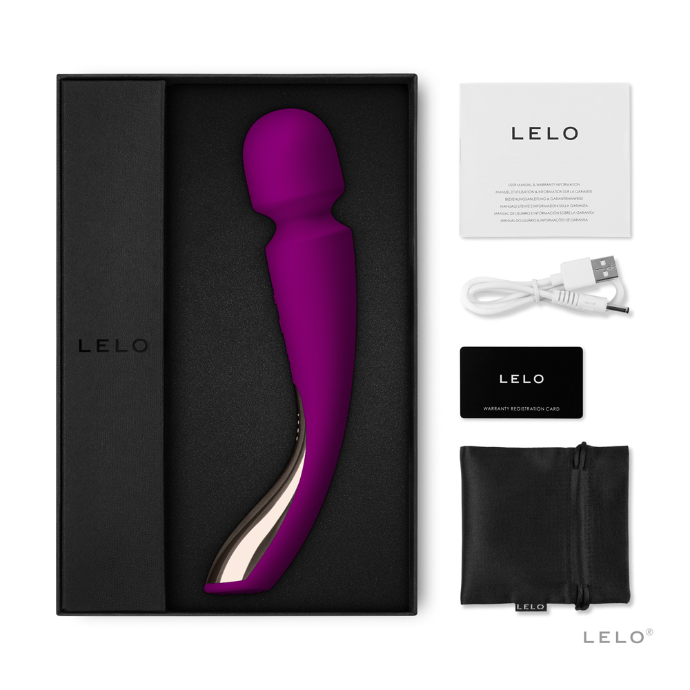Lelo Smart Wand Medium Deep Rose - Image 3
