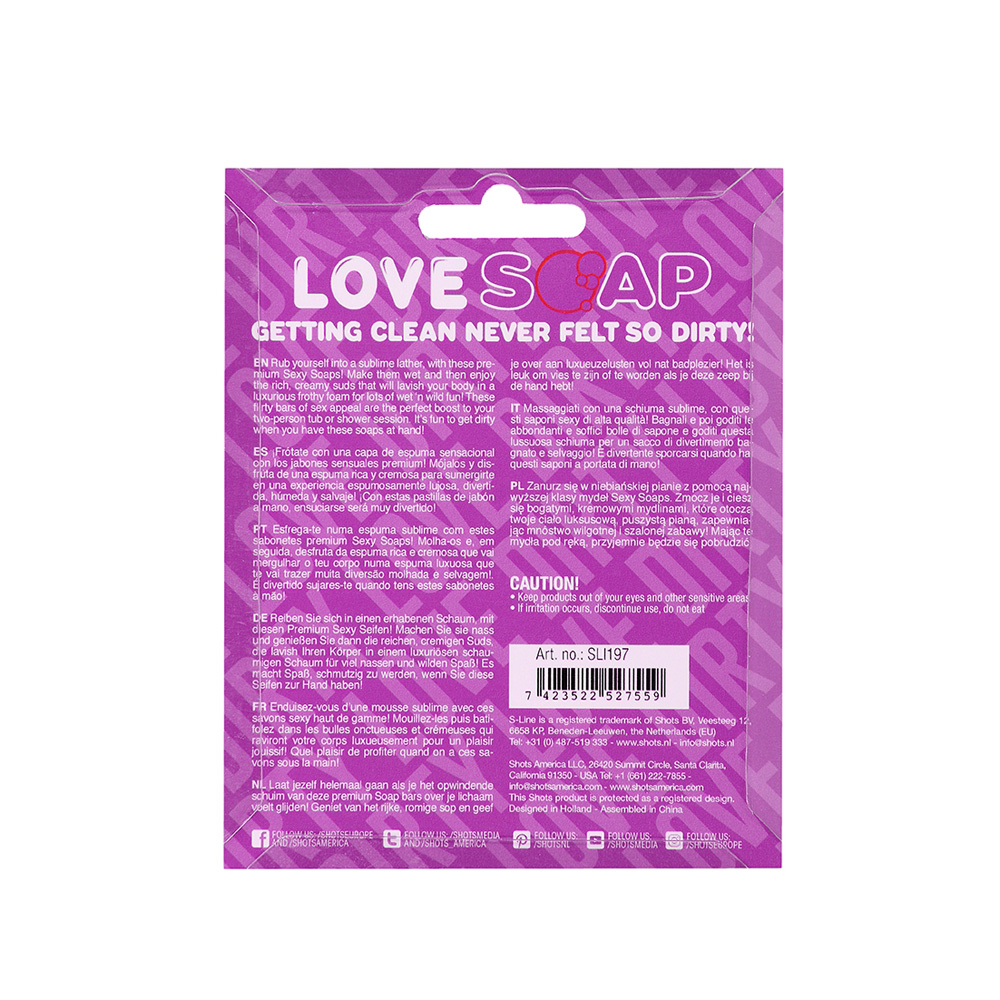 Heart Soap Dirty Love Lavender Scented - Image 3