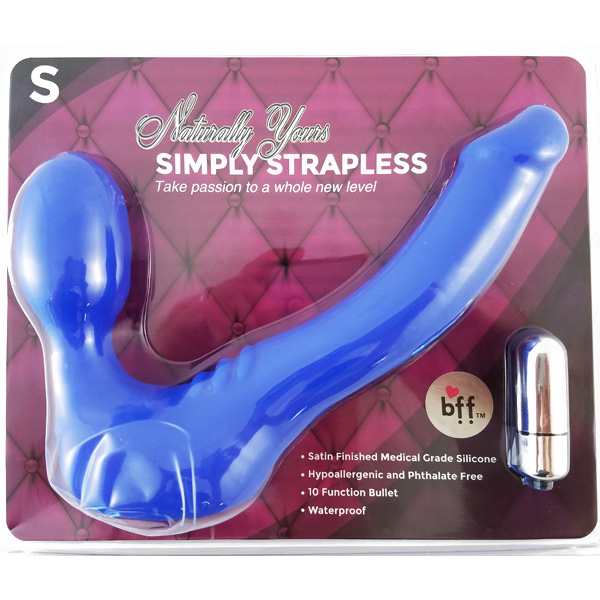 Simply Strapless Small Blue