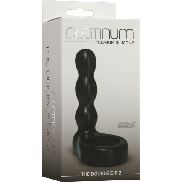 Platinum Premium Silicone The Double Dip 2 Black