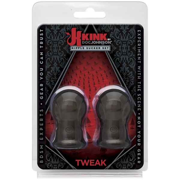 Kink Tweak Nipple Sucker Set Black