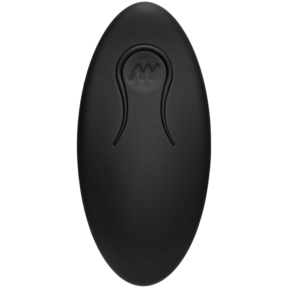 A-Play Vibe Experienced Rechargeable Silicone Anal Plug With Remote Black - Image 3