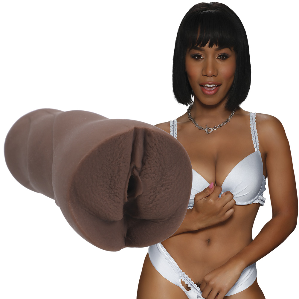 Signature Strokers Jenna Foxx Ultraskyn Pocket Pussy Chocolate - Image 3