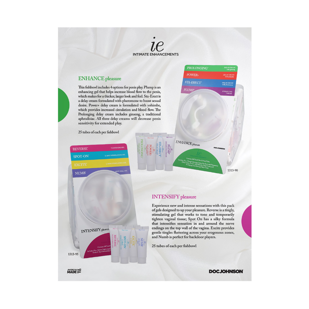 Intimate Enhancements Enhance Pleasure 100Pc Fishbowl - Image 3