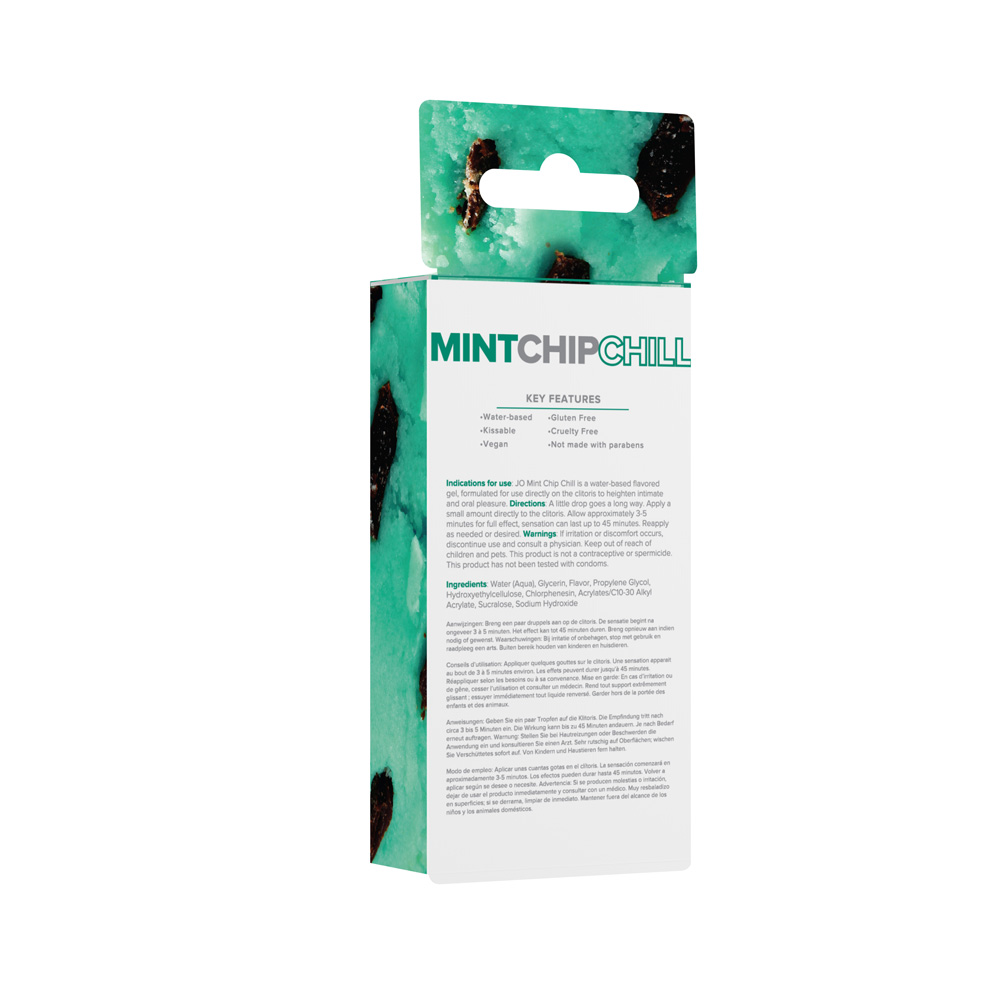 Jo Mint Chip Chill Flavored Arousal Gel .34 Oz - Image 2