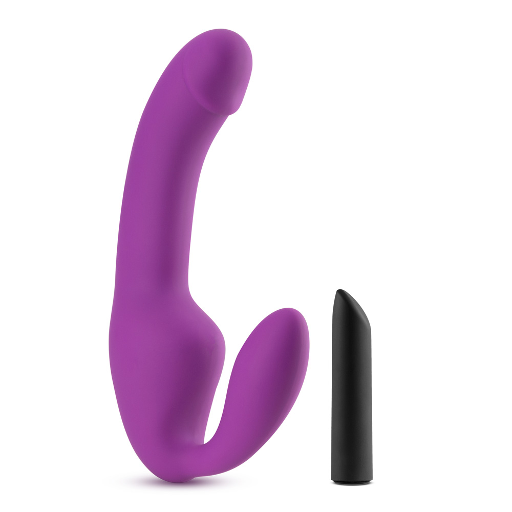 Temptasia Cyrus Strapless Silicone Dildo Purple - Image 3
