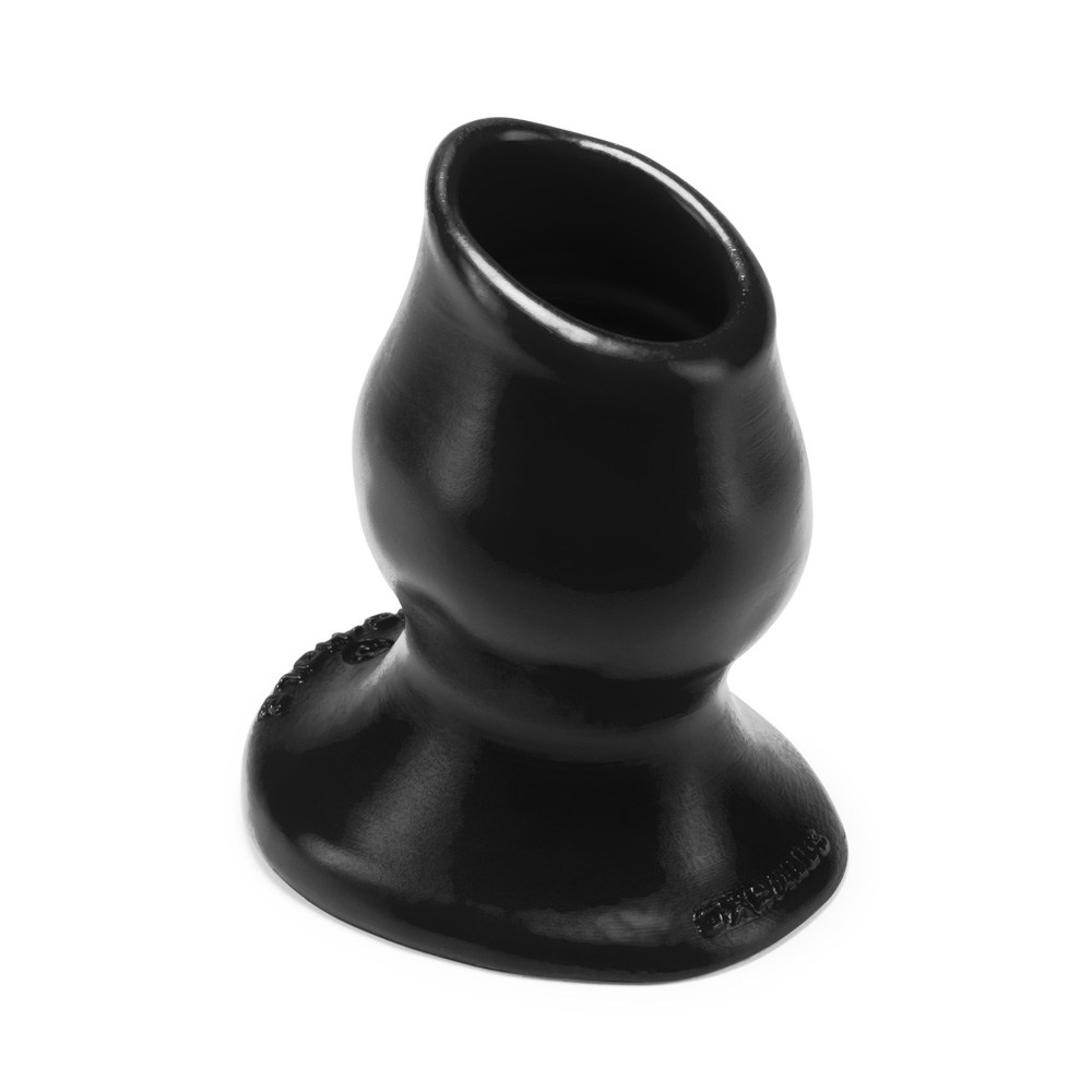 Pighole-3 Large Hollow Plug Black - Image 2