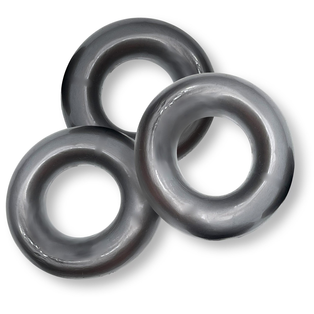 Fat Willy 3-Pack Jumbo Cockrings Steel - Image 3