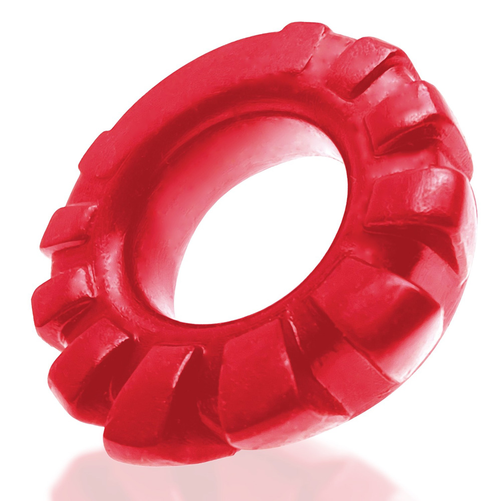 Cock-Lug Lugged Cockring Red - Image 3