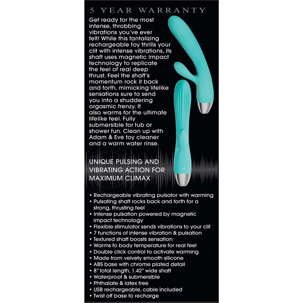 A&E Eve's Rechargeable Pulsating Dual Massager - Image 2