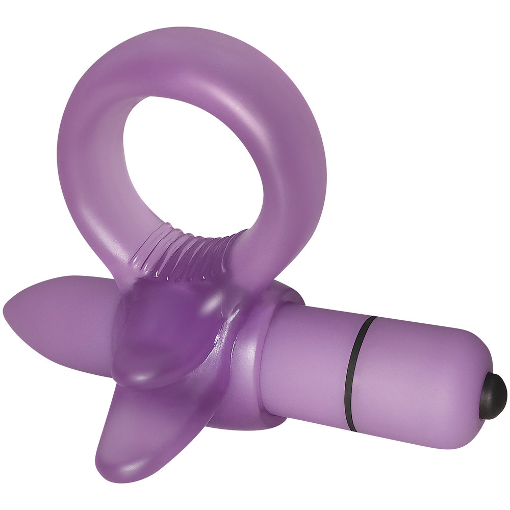 Adam & Eve's Vibrating Clitoral Tongue Ring - Image 2