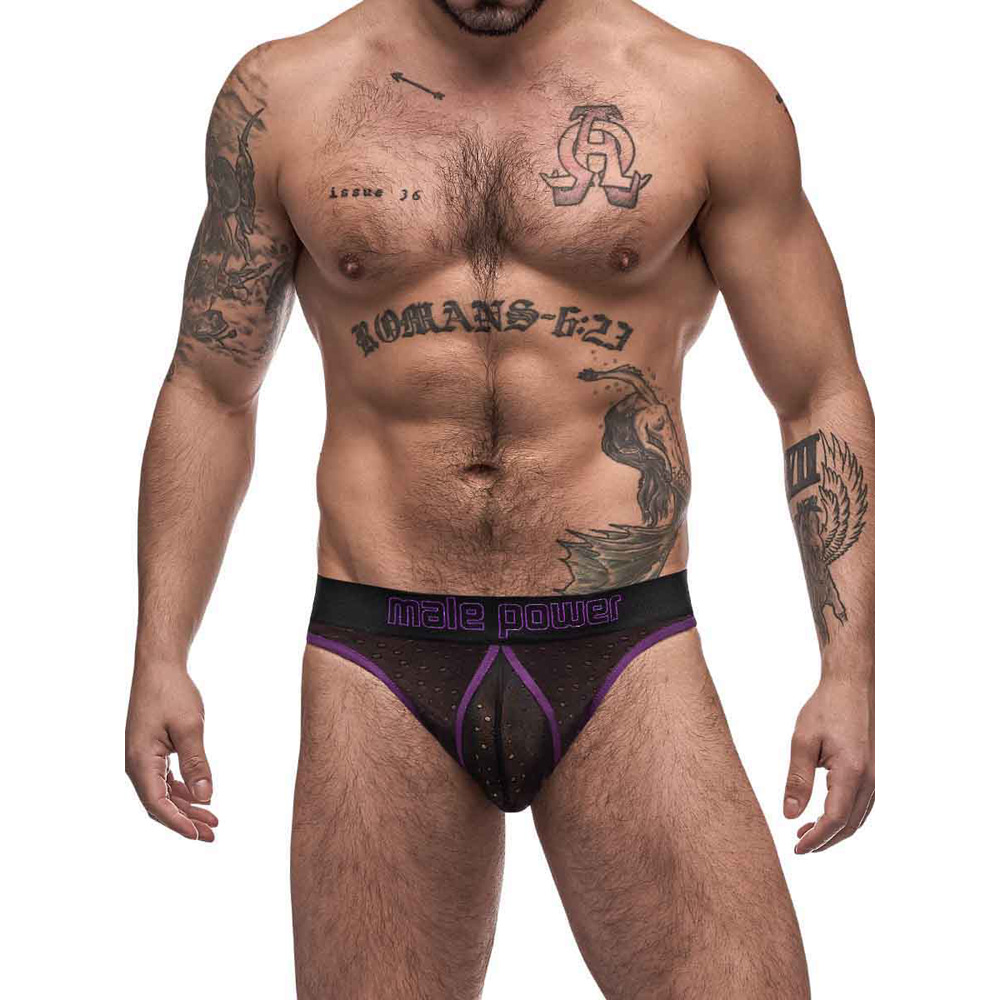 Airotic Mesh Butt Out Bikini Black Xl