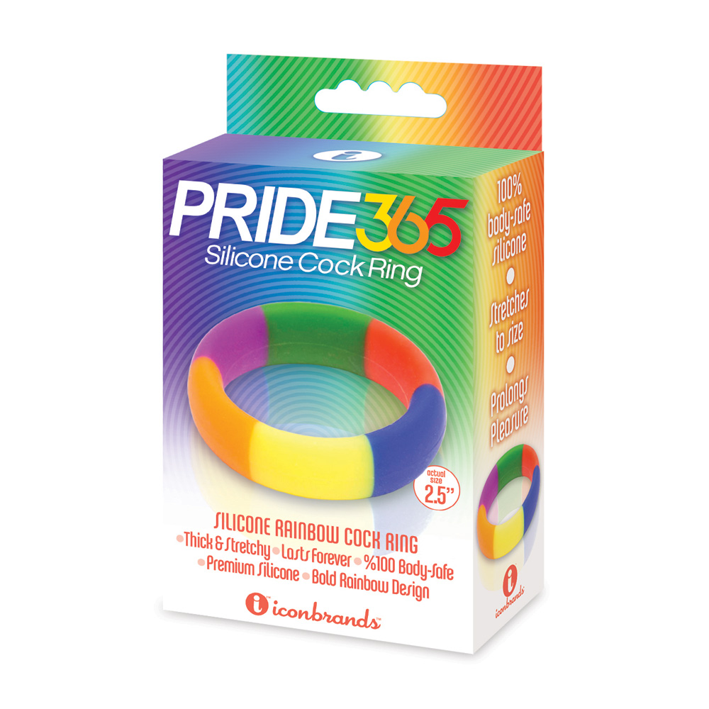 The 9's Pride 365 Rainbow Cock Ring