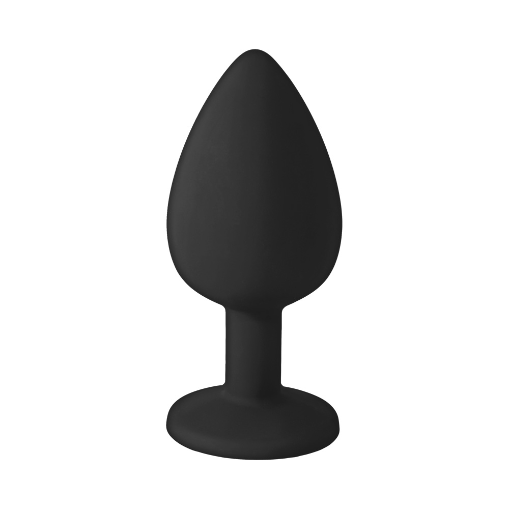The 9's Booty Calls Silicone Butt Plug Black Bad Girl - Image 3