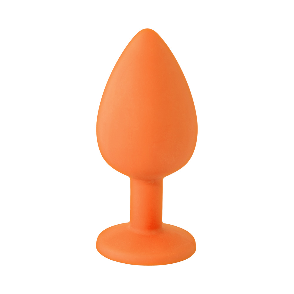 The 9's Booty Calls Silicone Butt Plug Orange Hit It Hard - Image 3