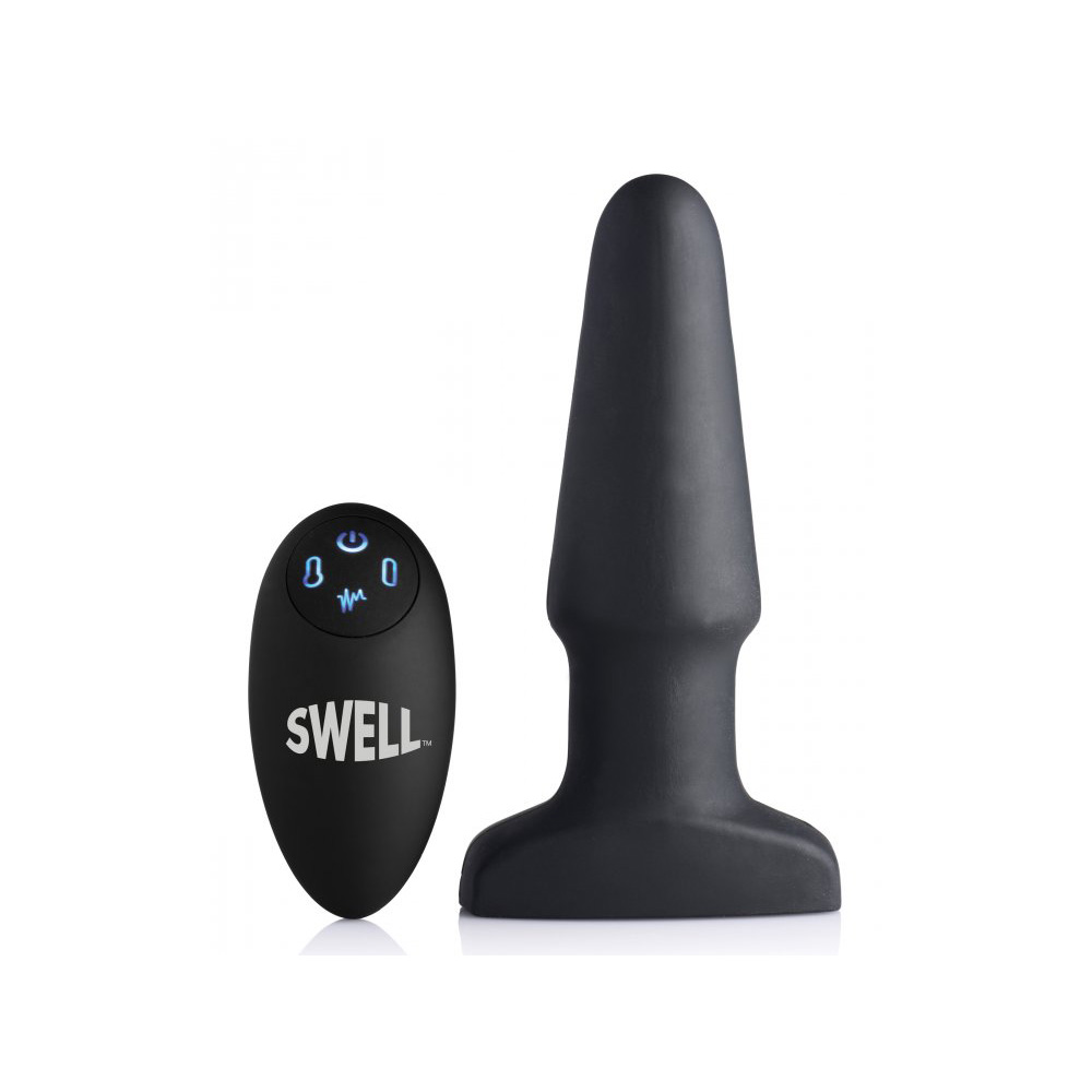 Swell Worlds First Remote Control Inflatable 10X Vibrating Silicone Anal Plug - Image 2
