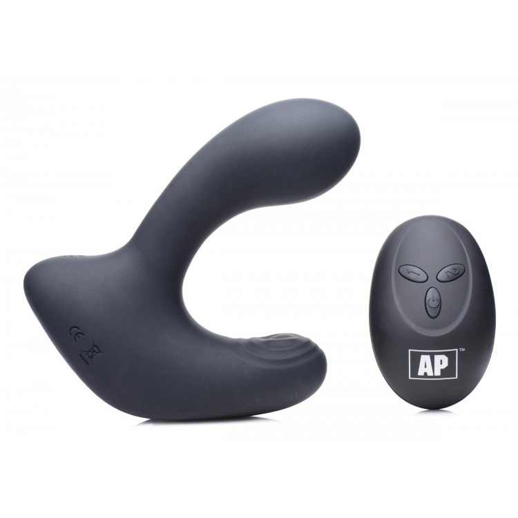 Alpha-Pro 10X P-Pulse Taint Tapping Silicone Prostate Stimulator With Remote - Image 2