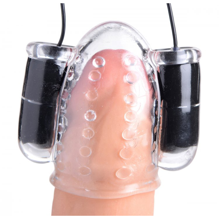 Trinity Men 20X Deluxe Dual Vibrating Head Teaser - Image 3