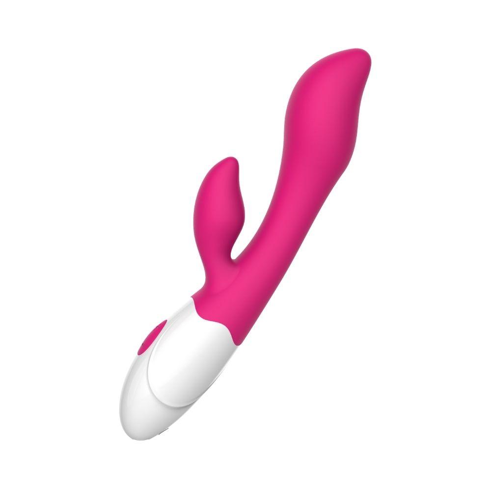 Sublime Pink & Pretty Silicone Dual Action G-Spot Vibe Pink - Image 3