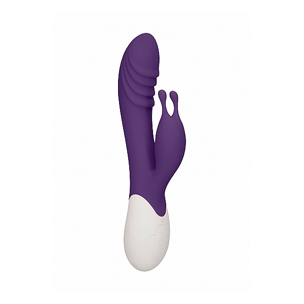 Ignite Rechargeable Heating G-Spot Rabbit Vibrator Purple - Image 2