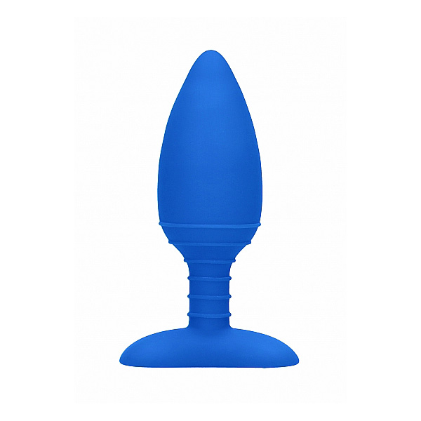 Elegance Heating Anal Butt Plug Glow Blue - Image 2