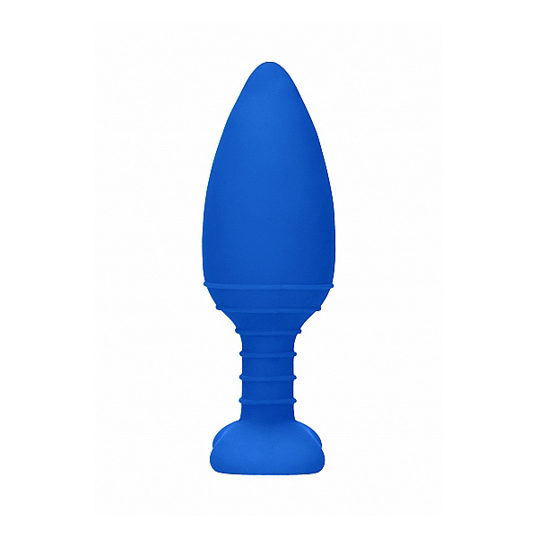Elegance Heating Anal Butt Plug Glow Blue - Image 3
