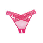 Adore Desire Panty Crotchless One Size Hot Pink - Image 3