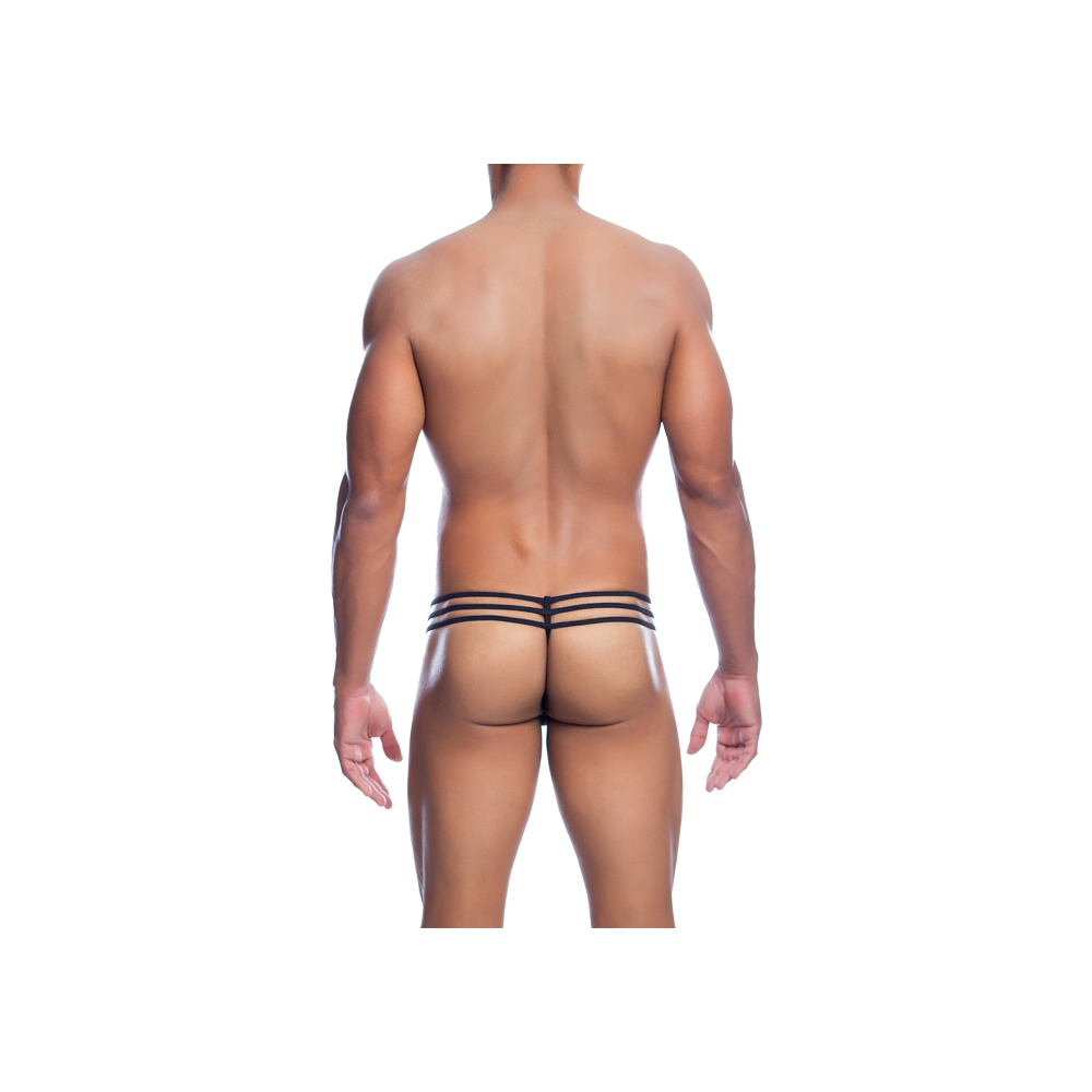 Triple Lace String Thong Black S/M - Image 3
