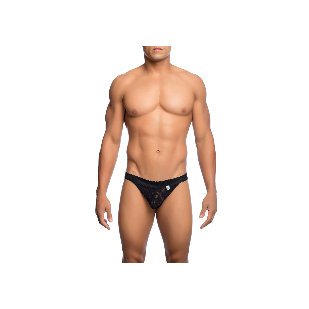 Lace Jockstrap Black L/Xl - Image 2