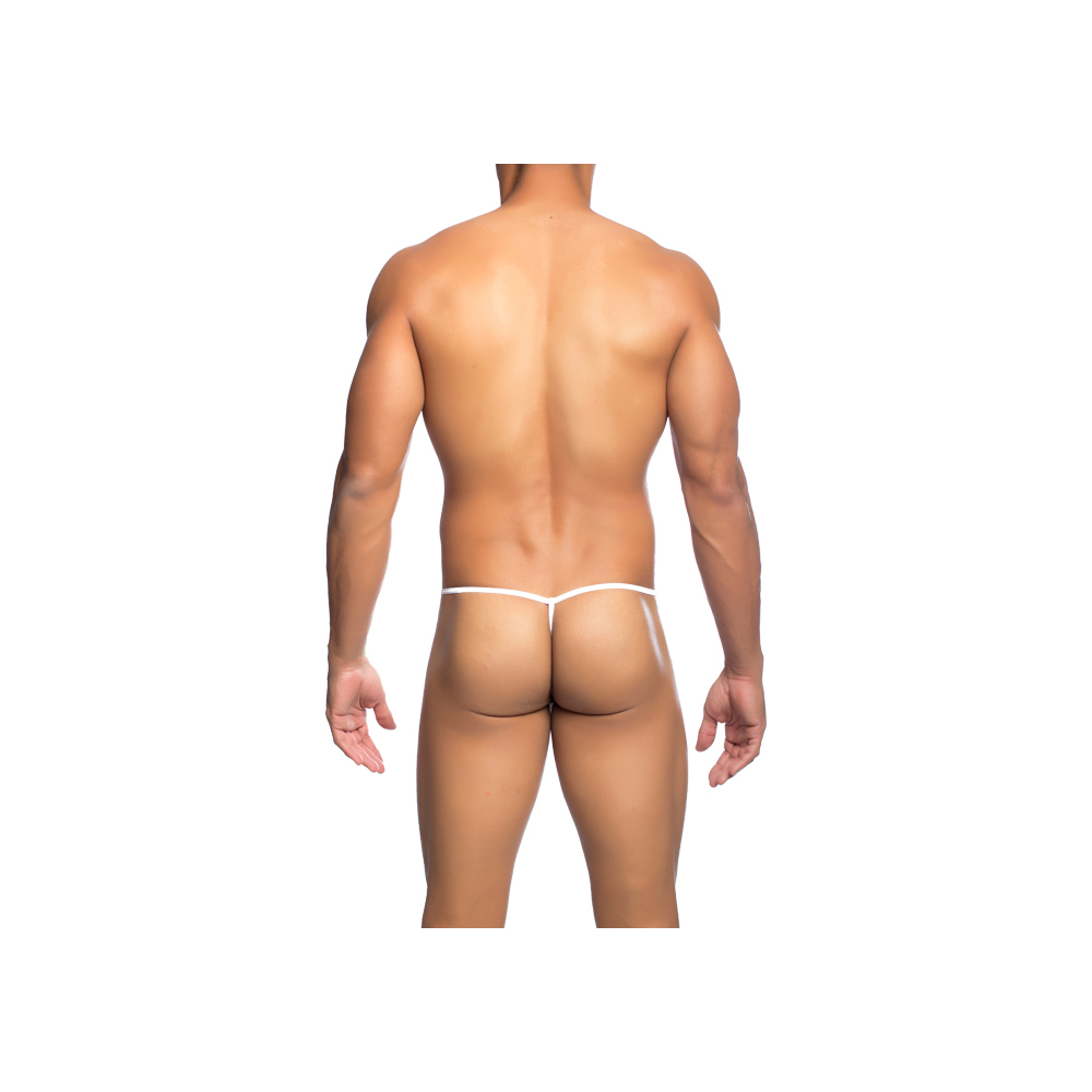 Mesh Boy Thong White S/M - Image 3