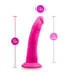 Au Naturel Bold Jack 7" Dildo Pink - Image 3