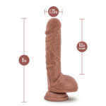 Au Naturel Big Billy 9" Dildo Mocha - Image 3