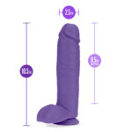 Au Naturel Bold Huge 10" Dildo Purple - Image 3