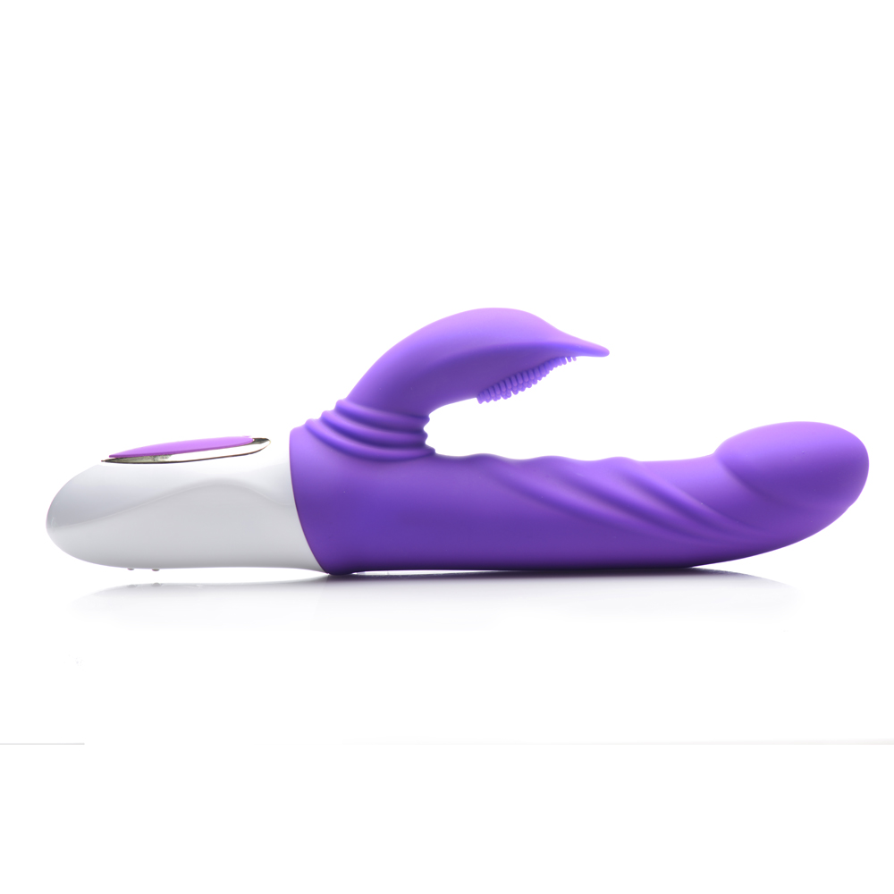 Inmi 10X Flipper Flicker Rabbit Vibrator With Moving Clitoral Stimulator - Image 2