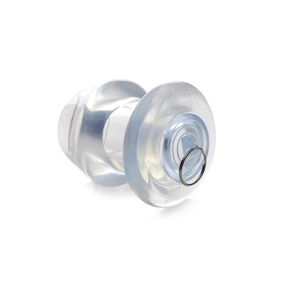 Master Series Ass Bung Clear Hollow Anal Dilator With Plug Large - Image 2