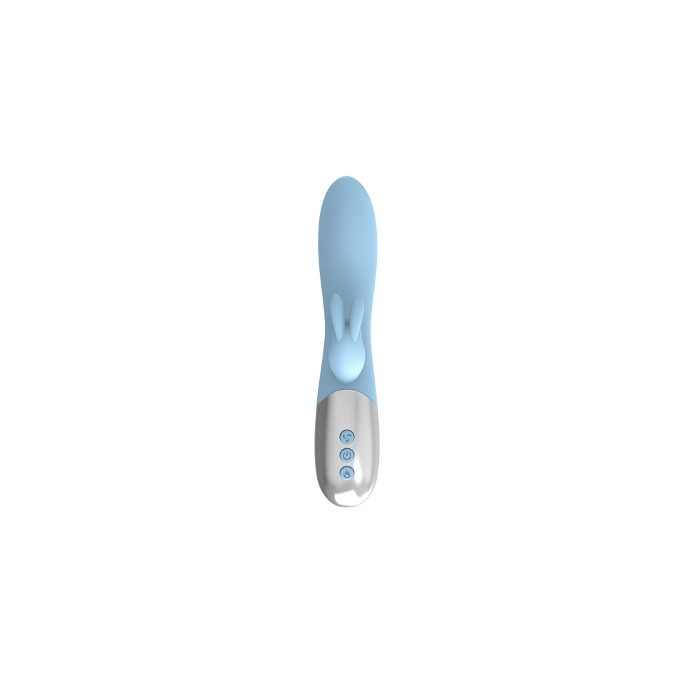 Thrillz Hoppy Endings Oscillating Heating Vibrator Blue - Image 2