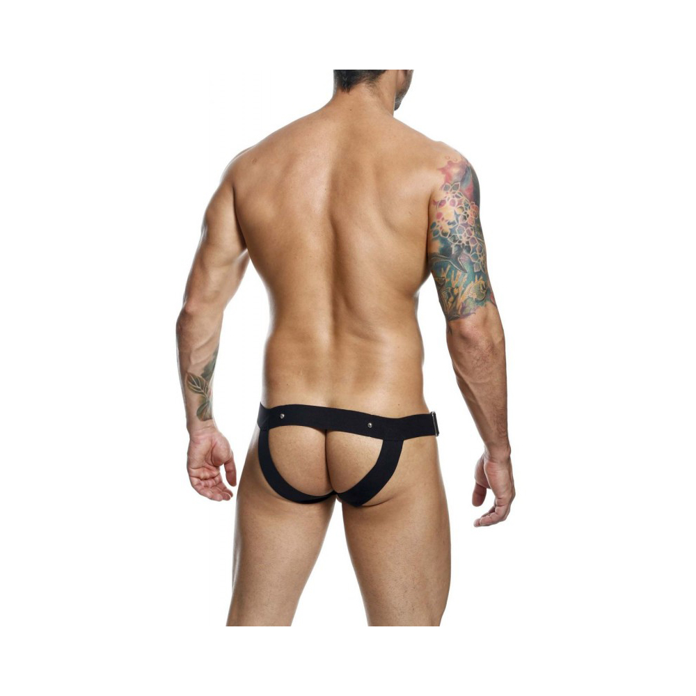 Dngeon Cockring Jockstrap Black One Size - Image 3