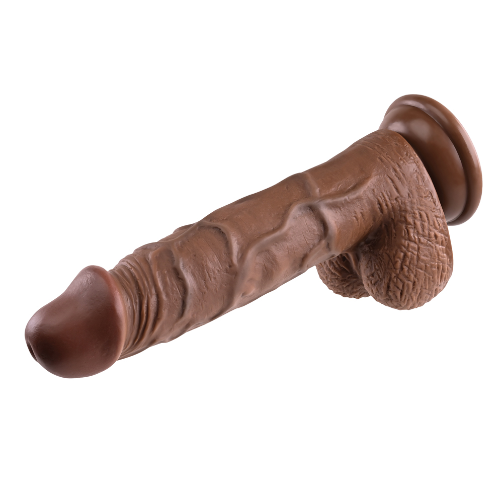 Realistic Dildo 8" Dark - Image 3