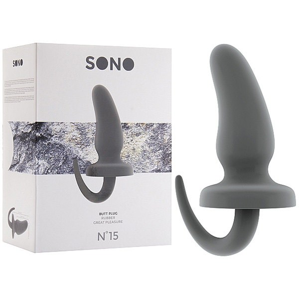 Sono No.15 Butt Plug 6" Grey