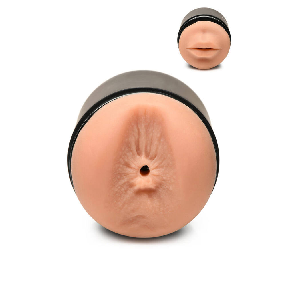 Mistress Double Shot Mini Masturbator Ass & Mouth Medium - Image 3