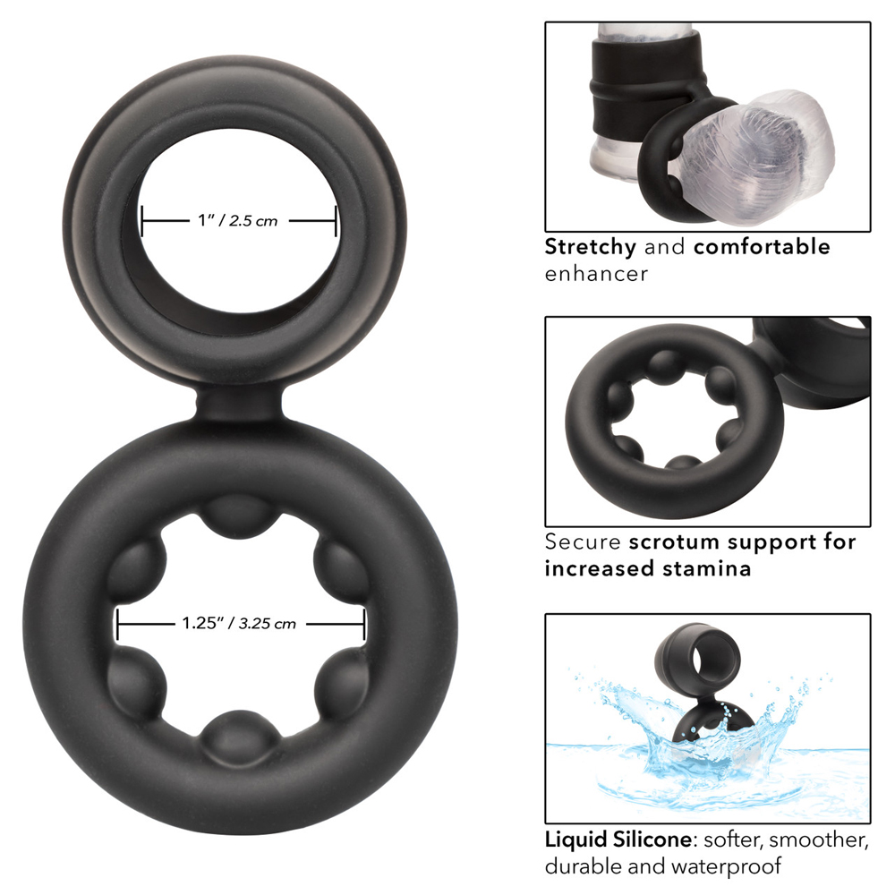 Alpha Liquid Silicone Dual Magnum Ring - Image 3