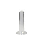 Non Realistic Dildo With Suction Cup 5.3" Transparent - Image 2