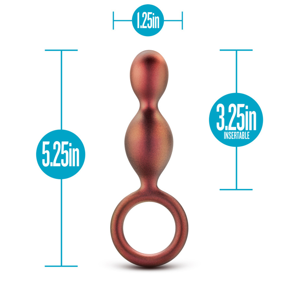 Anal Adventures Matrix Duo Loop Plug Copper - Image 3